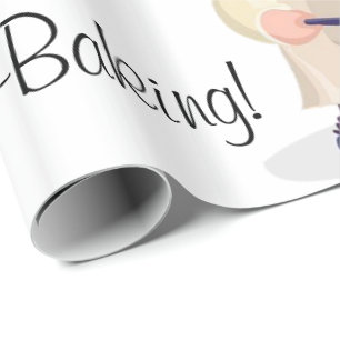 Glossy Wrapping Paper, Bakery Cake Wrapping Paper