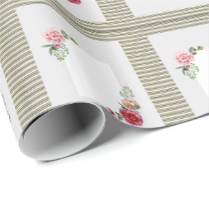 Glossy Wrapping Paper Floral