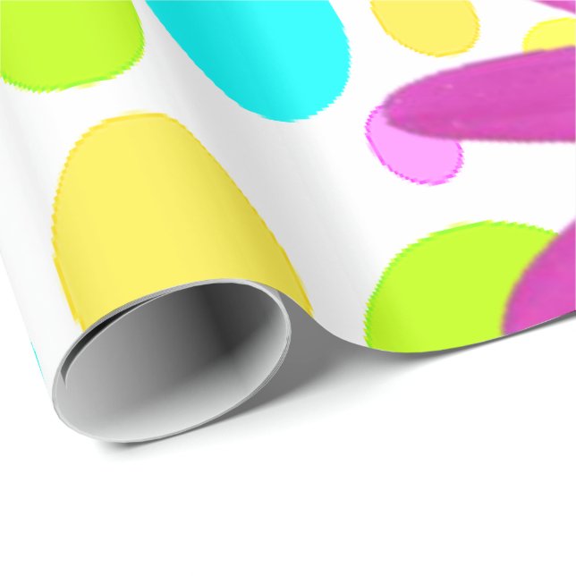 Glossy Wrapping Paper Floral (Roll Corner)