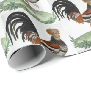 Glossy Wrapping Paper French Bird