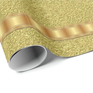 Glossy Wrapping Paper Gold