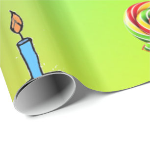 Glossy Wrapping Paper Happy Birthday