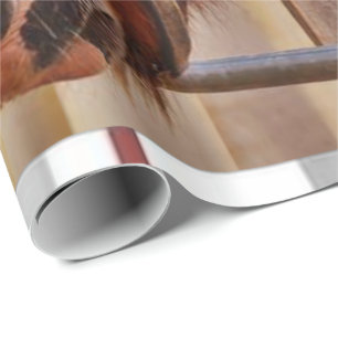 Glossy Wrapping Paper Horse