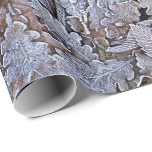 Glossy Wrapping Paper Leaves