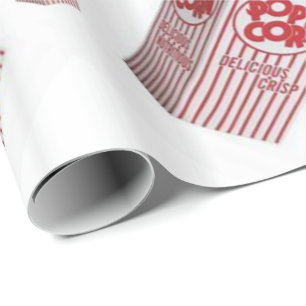 Glossy Wrapping Paper Panda Bear Popcorn