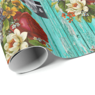 Glossy Wrapping Paper Photography Floral
