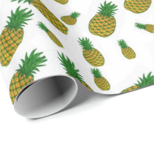 Glossy Wrapping Paper Pineapple