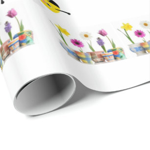 Glossy Wrapping Paper Spring Starting a New