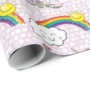 Glossy Wrapping Paper Unicorn Rainbow