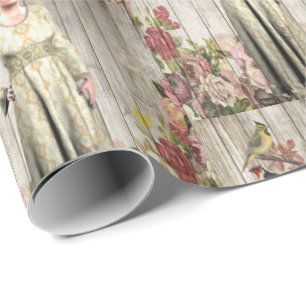 Glossy Wrapping Paper Victorian