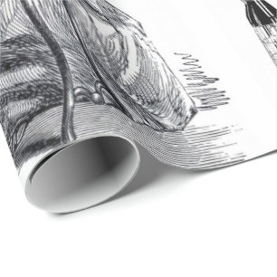 Glossy Wrapping Paper Vintage Sewing