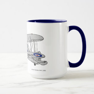 Gloster Gladiator Biplane Mug