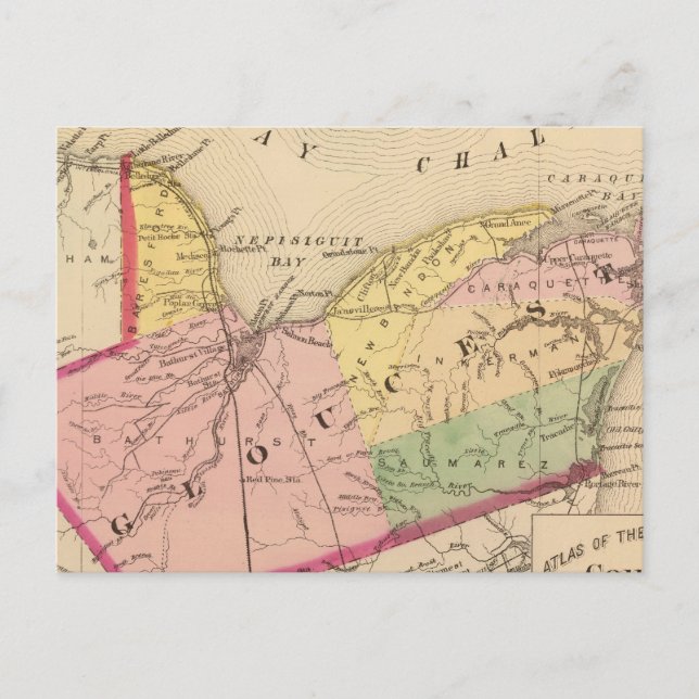 Gloucester Co, NB Postcard (Front)
