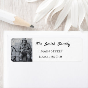 Gloucester Fisherman Mending His Nets Address