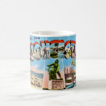 Gloucester MA Greetings Mug<br><div class="desc">Wonderful vintage postcard of Gloucester,  Massachusetts repurposed!</div>