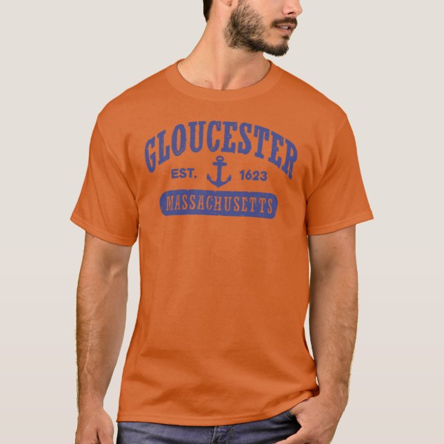 Gloucester Massachusetts 2 T-Shirt (Front)
