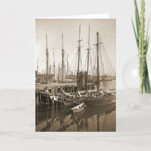 Gloucester Massachusetts Wharf 1905 Card