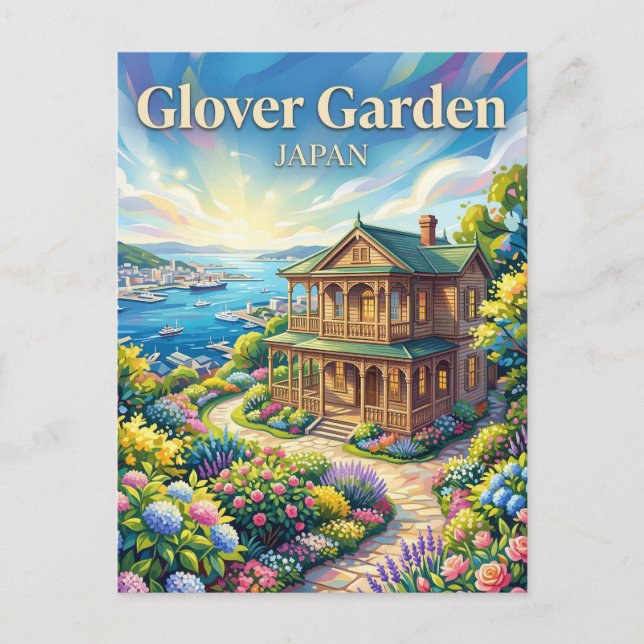Glover Garden Japan Postcard (Front)