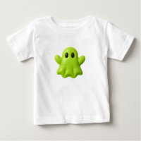 Glow Buddy - Cute Green Ghost Tee