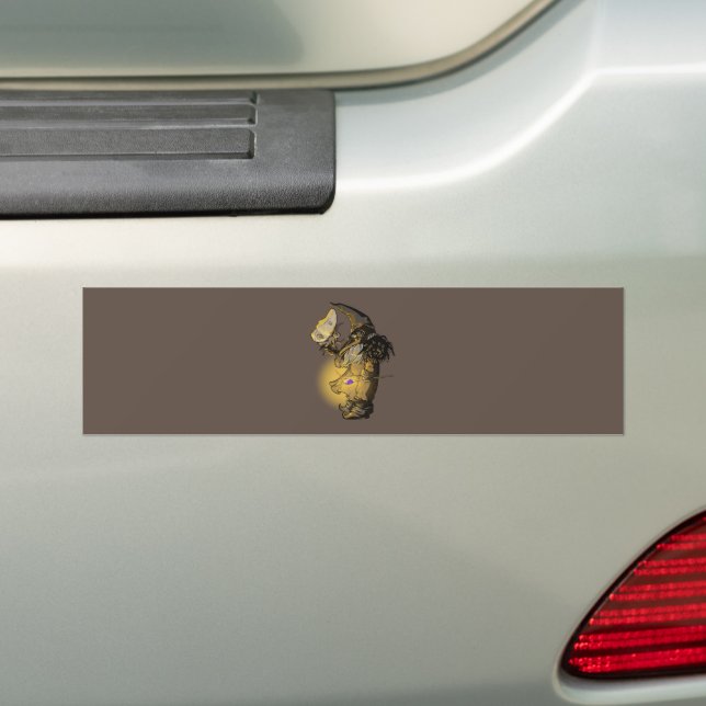 Glow Bumper Sticker (On Car)