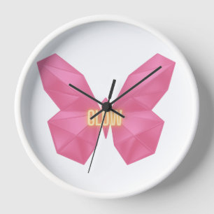 Glow Butterfly 🦋 Clock