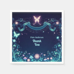 Glow Fairy Party Theme - Fairytale After Dark Napkin