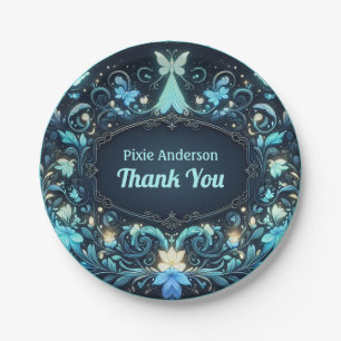 Glow Fairy Party Theme - Fairytale After Dark Paper Plate