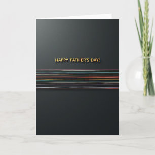 Glow Fathers Day Message Card
