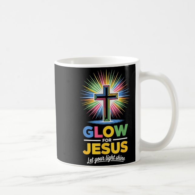 Glow For Jesus Christian Faith  Coffee Mug (Right)