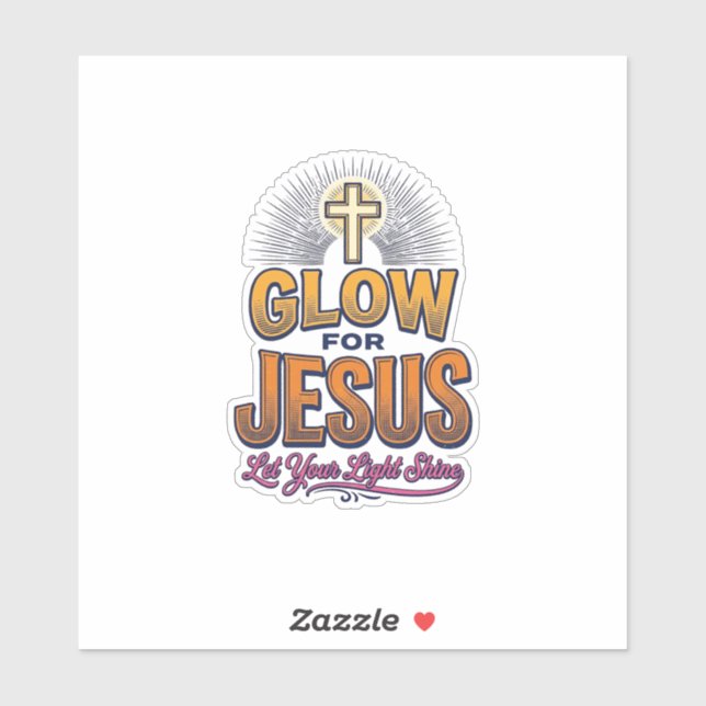 Glow for Jesus Let Your Light Shine Christian Desi (Sheet)