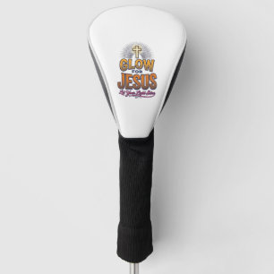 Glow for Jesus Let Your Light Shine Christian Desi Golf Head Cover