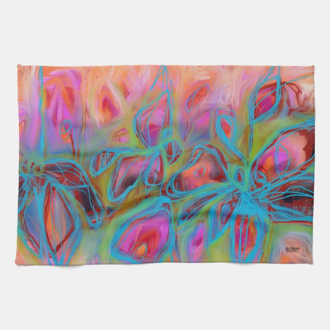 Glow Garden Kitchen Towel (Horizontal)