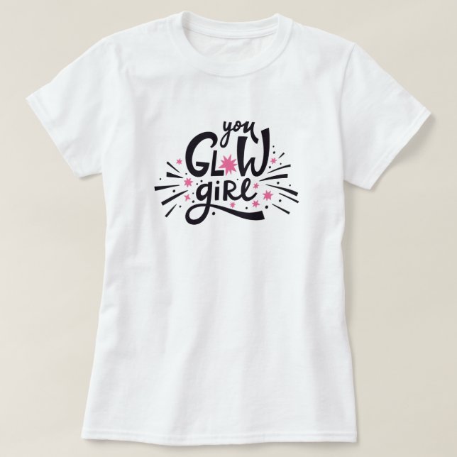 Glow Girl T-Shirt (Design Front)