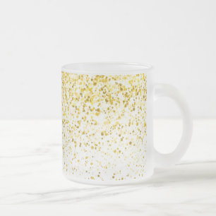 Glow Gradient Pattern 1 Frosted Glass Coffee Mug