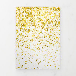 Glow Gradient Pattern 1 Tri-Fold Holiday Card