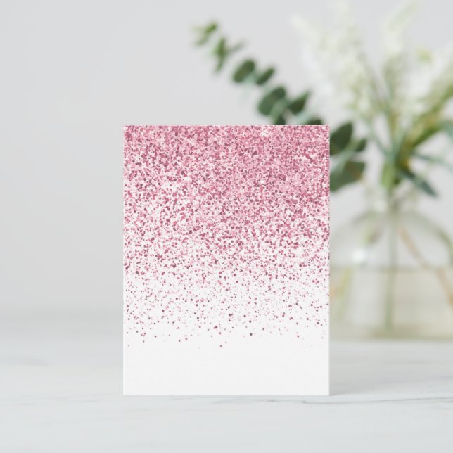 Glow Gradient Pattern 2 Holiday Postcard (Standing Front)