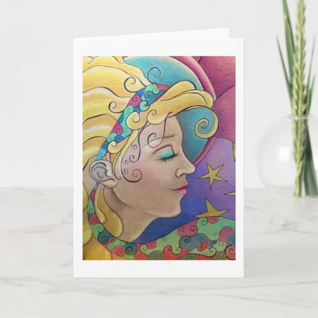 Glow greeting card (Front)