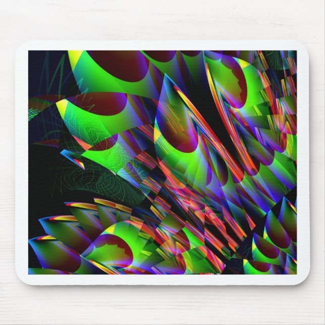 Glow in the Dark Abstract.JPG Mouse Mat (Front)