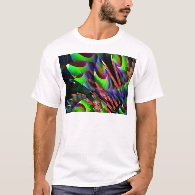 Glow in the Dark Abstract.JPG T-Shirt (Front)