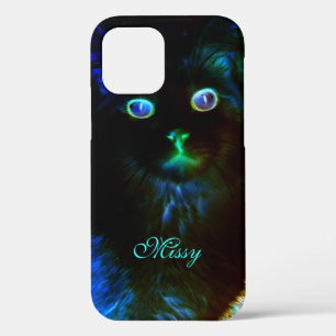 Glow In The Dark Cat iPhone 12 Pro Case