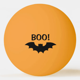 Glow in the dark Halloween bat ping pong ball