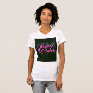 Glow-in-the-Dark Happy Halloween T-Shirt