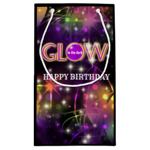 Glow in the dark kids adults birthday party small gift bag