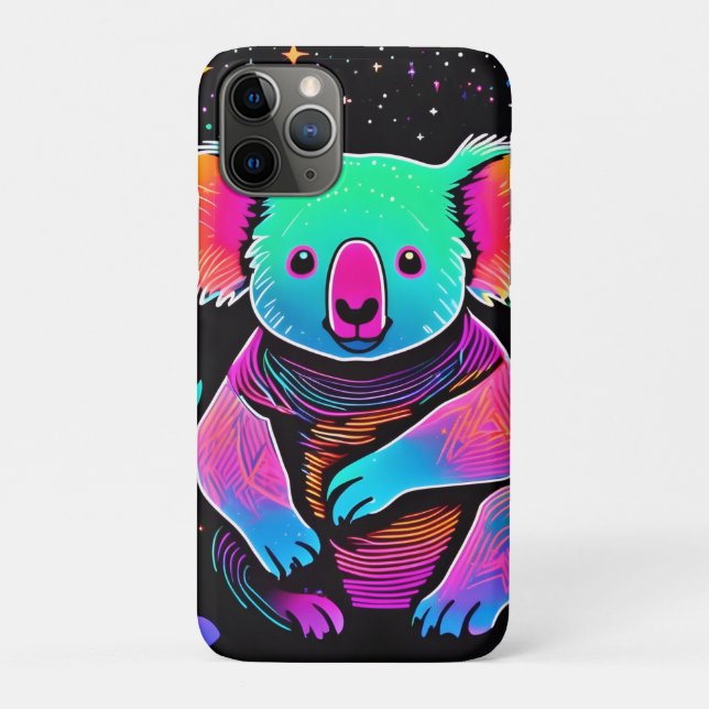 Glow in the Dark Koala Case-Mate iPhone Case (Back)
