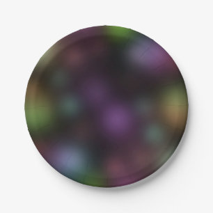 Glow in the Dark Neon Lights Fun Birthday Party Paper Plate