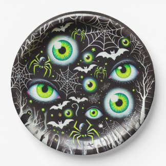 Glow in the dark paper plate