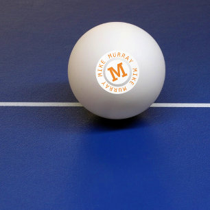 Glow in the dark ping pong ball