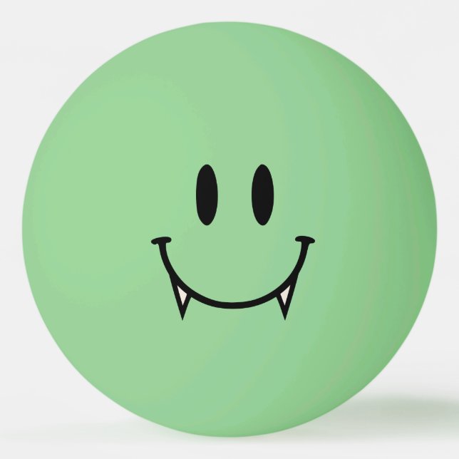 Glow in the Dark Vampire Ping Pong Ball (Front)
