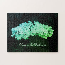 Glow in the Darkness Green Lilacs Photo