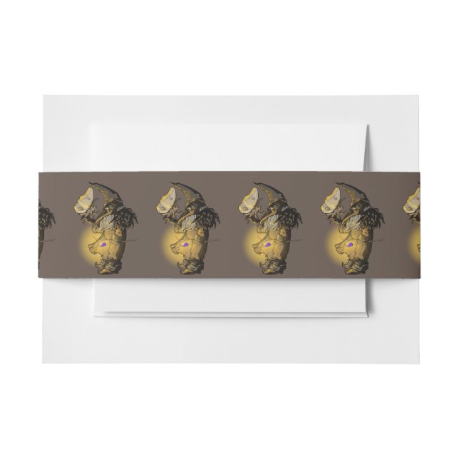 Glow Invitation Belly Band (Front Example)